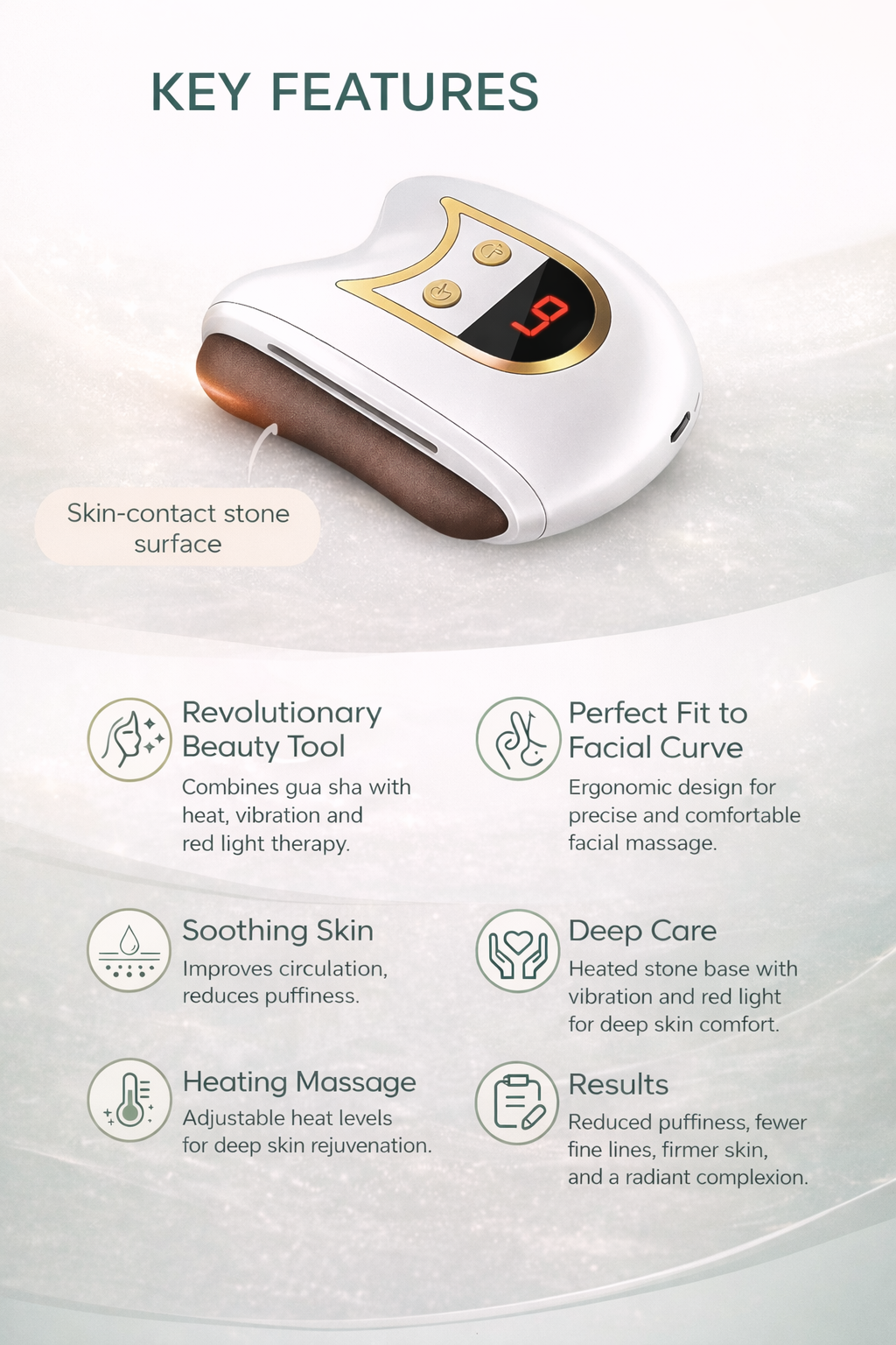 Electric Gua Sha Facial Sculpting & Massage Tool