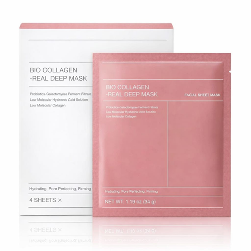 Bio Collagen Real Deep Mask packaging on a white background