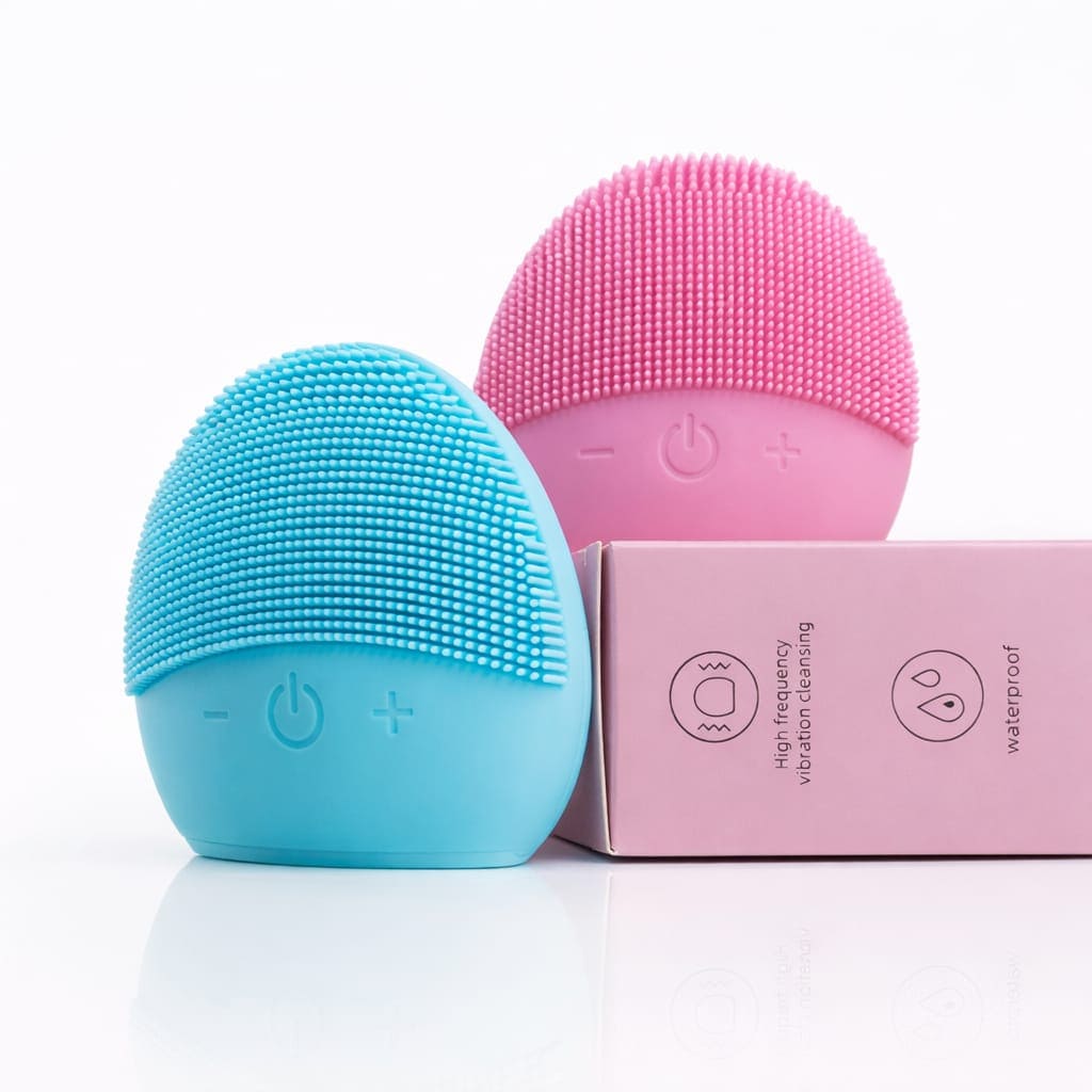 Electric Silicone Cleansing Instrument Wash Face and Shrink Pores Cleaner