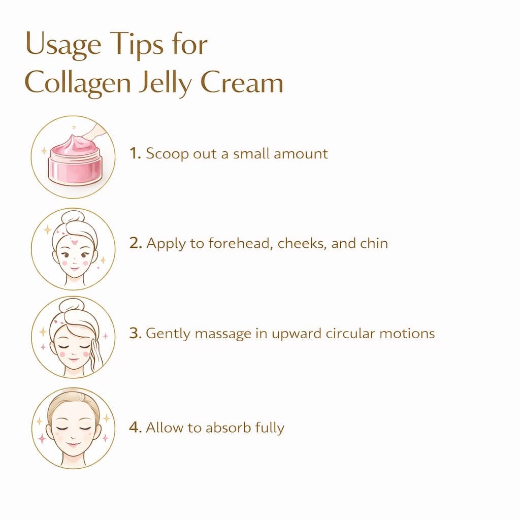 Wiyun Collagen Rose Jelly Cream – Hydrating, Brightening & Soothing Gel