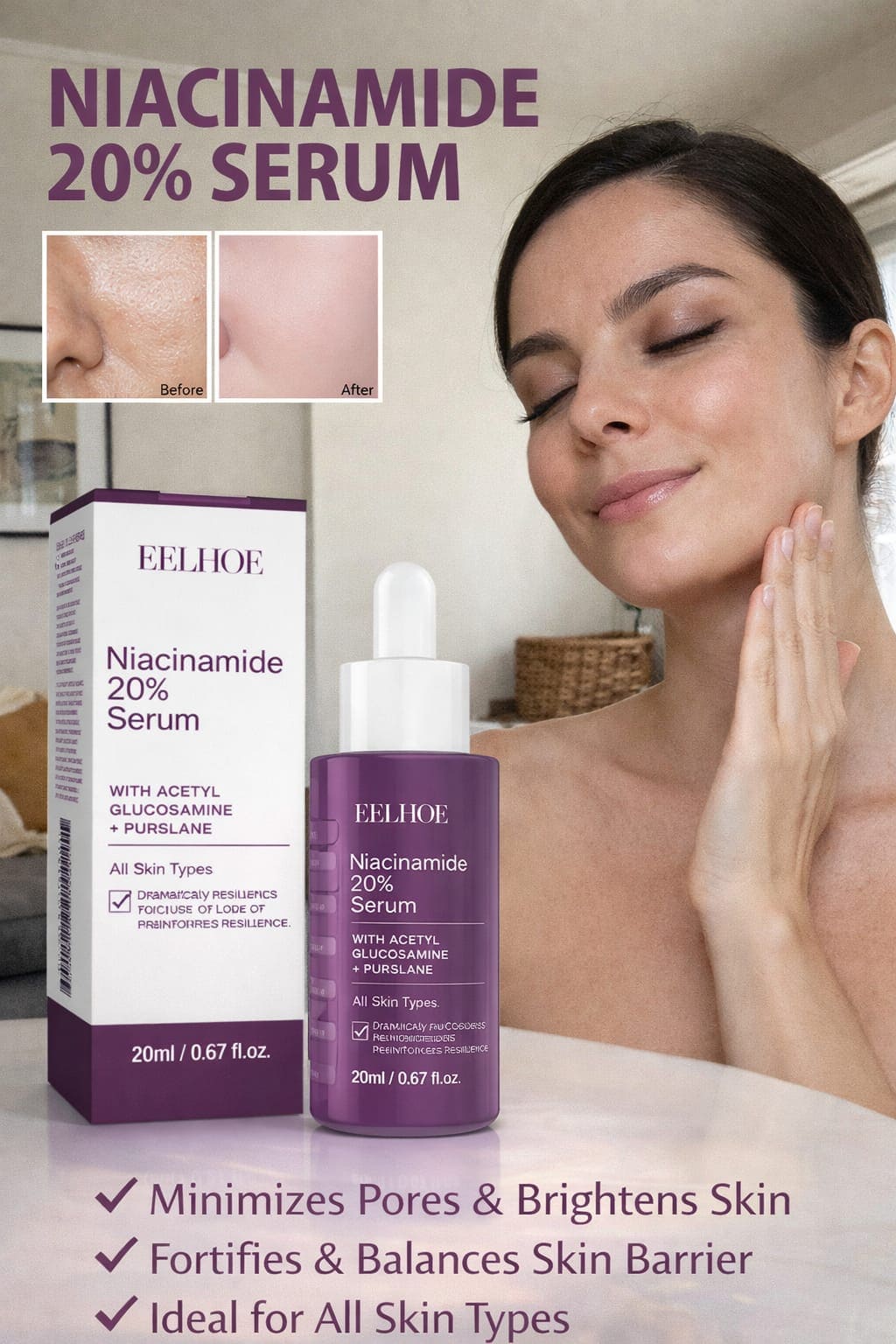 Niacinamide Serum – Lifting, Anti-Wrinkle & Dark Spot Care